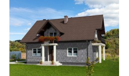 ТЕХНОНИКОЛЬ HAUBERK фасадная плитка, Камень Сланец (2,2 кв.м.), уп.