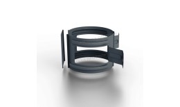 Держатель трубы (на дерево) МЕТАЛЛ ПРОФИЛЬ Foramina Freeze D100 Grey