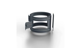 Держатель трубы (на дерево) МЕТАЛЛ ПРОФИЛЬ Foramina Freeze D100 Grey