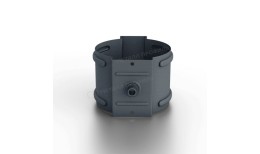 Держатель трубы (на кирпич) МЕТАЛЛ ПРОФИЛЬ Foramina Freeze D100 Grey