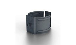 Держатель трубы (на кирпич) МЕТАЛЛ ПРОФИЛЬ Foramina Freeze D100 Grey