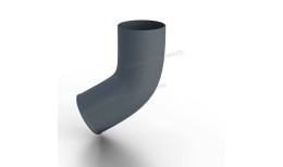 Колено сливное МЕТАЛЛ ПРОФИЛЬ Foramina Freeze D100 Grey