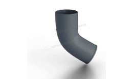 Колено сливное МЕТАЛЛ ПРОФИЛЬ Foramina Freeze D100 Grey