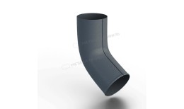 Колено сливное МЕТАЛЛ ПРОФИЛЬ Foramina Freeze D100 Grey