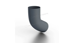 Колено трубы МЕТАЛЛ ПРОФИЛЬ Foramina Freeze D100 Grey