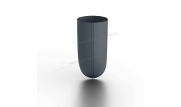 Колено трубы МЕТАЛЛ ПРОФИЛЬ Foramina Freeze D100 Grey