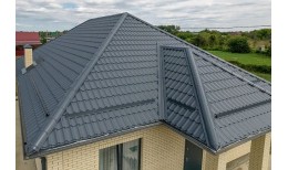 Металлочерепица МЕТАЛЛ ПРОФИЛЬ Ламонтерра X NormanMP (ПЭ-01-7024-0.5)