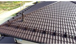 Металлочерепица МЕТАЛЛ ПРОФИЛЬ Ламонтерра X NormanMP (ПЭ-01-8017-0.5)