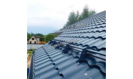 Металлочерепица МЕТАЛЛ ПРОФИЛЬ Монтекристо-SL NormanMP (ПЭ-01-RR32-0.5)