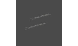 Металлочерепица МЕТАЛЛ ПРОФИЛЬ Монтекристо-X NormanMP (ПЭ-01-7024-0.5)