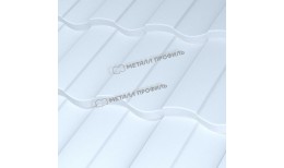 Металлочерепица МЕТАЛЛ ПРОФИЛЬ Монтекристо-X NormanMP (ПЭ-01-9003-0.5)
