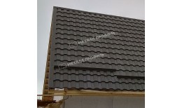 Металлочерепица МЕТАЛЛ ПРОФИЛЬ Монтекристо-XL NormanMP (ПЭ-01-8017-0.5)