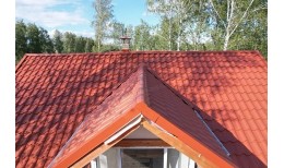 Металлочерепица МЕТАЛЛ ПРОФИЛЬ Монтерроса-S (AGNETA-03-Copper\Copper-0.5)