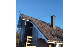 Металлочерепица МЕТАЛЛ ПРОФИЛЬ Монтерроса-S (PURMAN-20-Argillite-0.5)