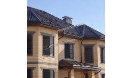 Металлочерепица МЕТАЛЛ ПРОФИЛЬ Трамонтана-XL NormanMP (ПЭ-01-6005-0.5)