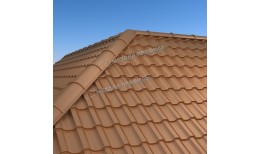 Металлочерепица МЕТАЛЛ ПРОФИЛЬ Трамонтана-XL (PURMAN-20-Argillite-0.5)