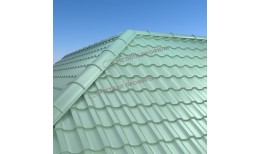 Металлочерепица МЕТАЛЛ ПРОФИЛЬ Трамонтана-XL (PURMAN-20-Tourmalin-0.5)