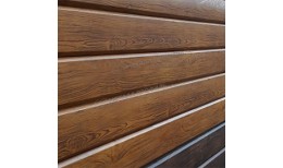 Сайдинг МЕТАЛЛ ПРОФИЛЬ Lбрус-15х240 (ECOSTEEL_MA-01-МореныйДуб-0.5)