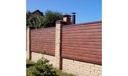 Сайдинг МЕТАЛЛ ПРОФИЛЬ Lбрус-15х240 (ECOSTEEL_MA-01-МореныйДуб-0.5)