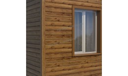 Сайдинг МЕТАЛЛ ПРОФИЛЬ Lбрус-15х240 (ECOSTEEL_MA-12-Античный Дуб-0.45)