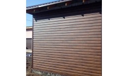 Сайдинг МЕТАЛЛ ПРОФИЛЬ Lбрус-XL-14х335 (ECOSTEEL_MA-01-МореныйДуб-0.5)