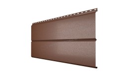 Сайдинг МЕТАЛЛ ПРОФИЛЬ Lбрус-XL-14х335 (VALORI-20-Brown-0.5)