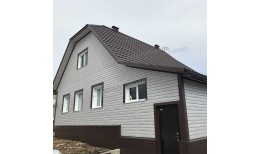 Сайдинг МЕТАЛЛ ПРОФИЛЬ Lбрус-XL-Н-14х335 (ECOSTEEL_MA-01-Беленый Дуб-0.5)