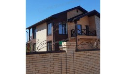 Сайдинг МЕТАЛЛ ПРОФИЛЬ Lбрус-XL-Н-14х335 (ECOSTEEL_MA-01-МореныйДуб-0.5)