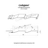 Сайдинг МЕТАЛЛ ПРОФИЛЬ СК-14х226 (ECOSTEEL-01-Белый Камень ПР-0.5)