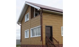 Сайдинг МЕТАЛЛ ПРОФИЛЬ Woodstock-28х330 (ECOSTEEL_MA-01-Сосна-0.5)