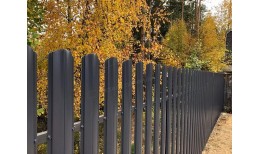 Штакетник металлический МЕТАЛЛ ПРОФИЛЬ ELLIPSE-O 19х126 NormanMP (ПЭ-01-7024-0.5)