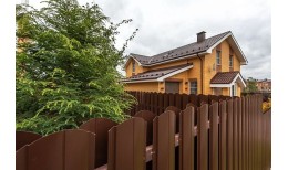 Штакетник металлический МЕТАЛЛ ПРОФИЛЬ ELLIPSE-O 19х126 (ПЭ-01-8017-0.45)