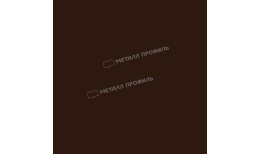 Штакетник металлический МЕТАЛЛ ПРОФИЛЬ ELLIPSE-T 19х126 (ПЭМАД-01-8017\8017-0.4)