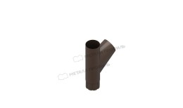 Тройник трубы МЕТАЛЛ ПРОФИЛЬ Foramina PUR D100 DarkBrown