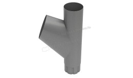 Тройник трубы МЕТАЛЛ ПРОФИЛЬ Foramina PUR D100 Grey