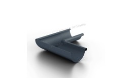Угол желоба внутренний МЕТАЛЛ ПРОФИЛЬ Foramina Freeze D125 Grey