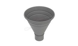 Воронка водосборная МЕТАЛЛ ПРОФИЛЬ Foramina Freeze  D100/300 Grey