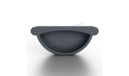 Заглушка желоба МЕТАЛЛ ПРОФИЛЬ Foramina Freeze D125 Grey