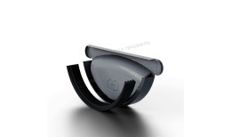 Заглушка желоба МЕТАЛЛ ПРОФИЛЬ Foramina Freeze D125 Grey