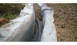 Труба двухслойная дренажная ПНД/ПВД с перфорацией в Typar фильтре d110