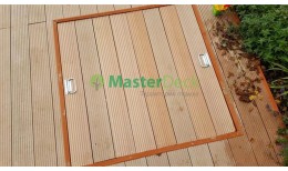 Террасная доска MasterDeck Classic Широкий вельвет (Антрацит)