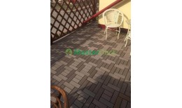 Террасная доска MasterDeck Classic Широкий вельвет (Антрацит)