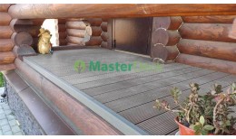 Террасная доска MasterDeck Classic Широкий вельвет (Антрацит)