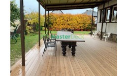 Террасная доска MasterDeck Classic Широкий вельвет (Антрацит)