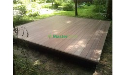 Террасная доска MasterDeck Classic Тиснение (Венге)