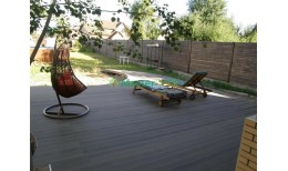 Террасная доска MasterDeck Slim (Антрацит)