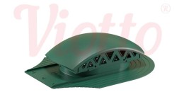 Выход вентиляции канализации для мягкой кровли при монтаже. Черепаха