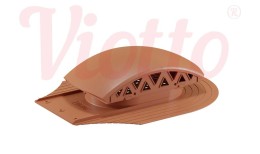 Выход вентиляции канализации для мягкой кровли при монтаже. Черепаха