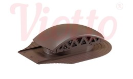 Выход вентиляции канализации для мягкой кровли при монтаже. Черепаха