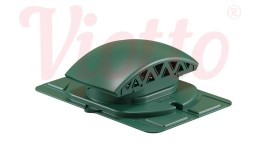 Вентилятор подкровельного пространства с универсальным проходным элементом. Черепаха